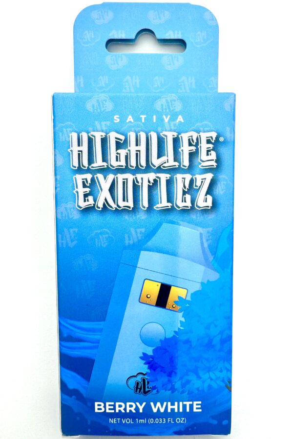 HIGHLIFE EXOTICZ 1000MG THCA Berry White Disposable (Sativa)