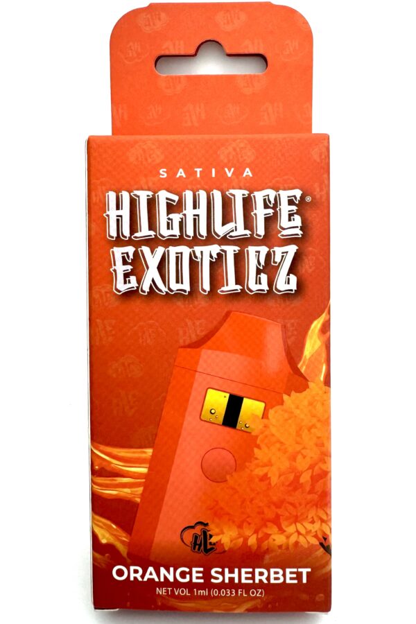 HIGHLIFE EXOTICZ 1000MG THCA Orange Sherbet Disposable (Sativa)