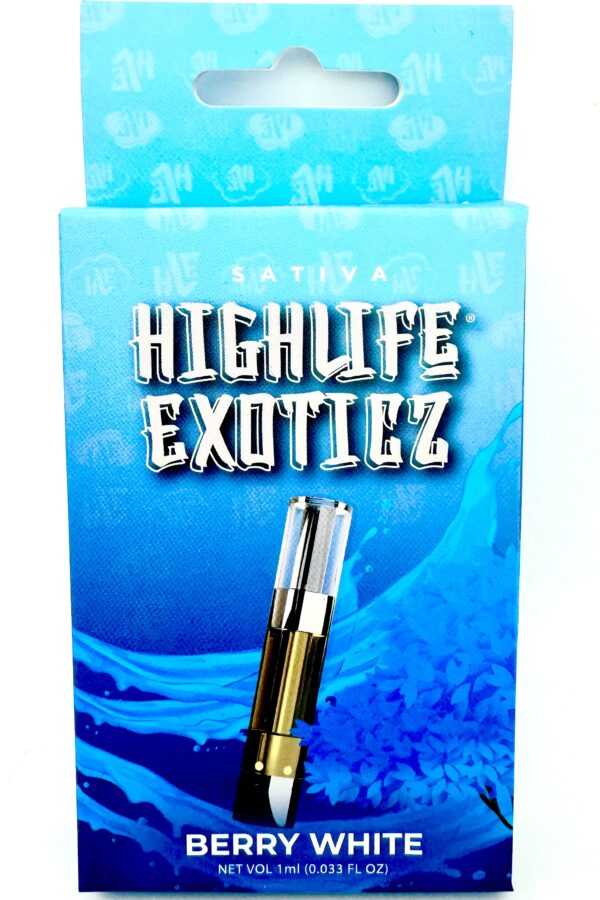 HIGHLIFE EXOTICZ 1000MG THCA Berry White Cartridge (Sativa)